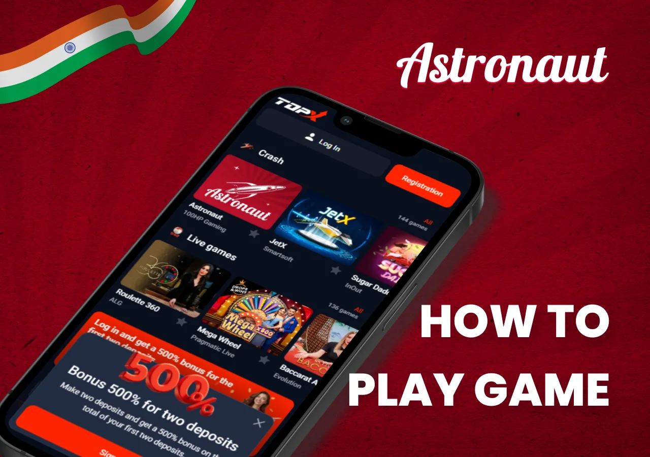 Step-by-step gameplay: place a bet, launch, and cash out before the crash.